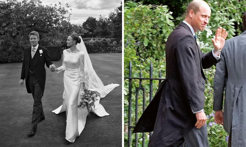 A huge congratulations to Hugh Grosvenor, Duke of Westminster & Olivia Henson, married yesterday at Chester Cathedral. The bride wore a beautiful bespoke creation by @emmavictoriapaynebridal Lead Photographer @ben-Collage-U51626432453SlP