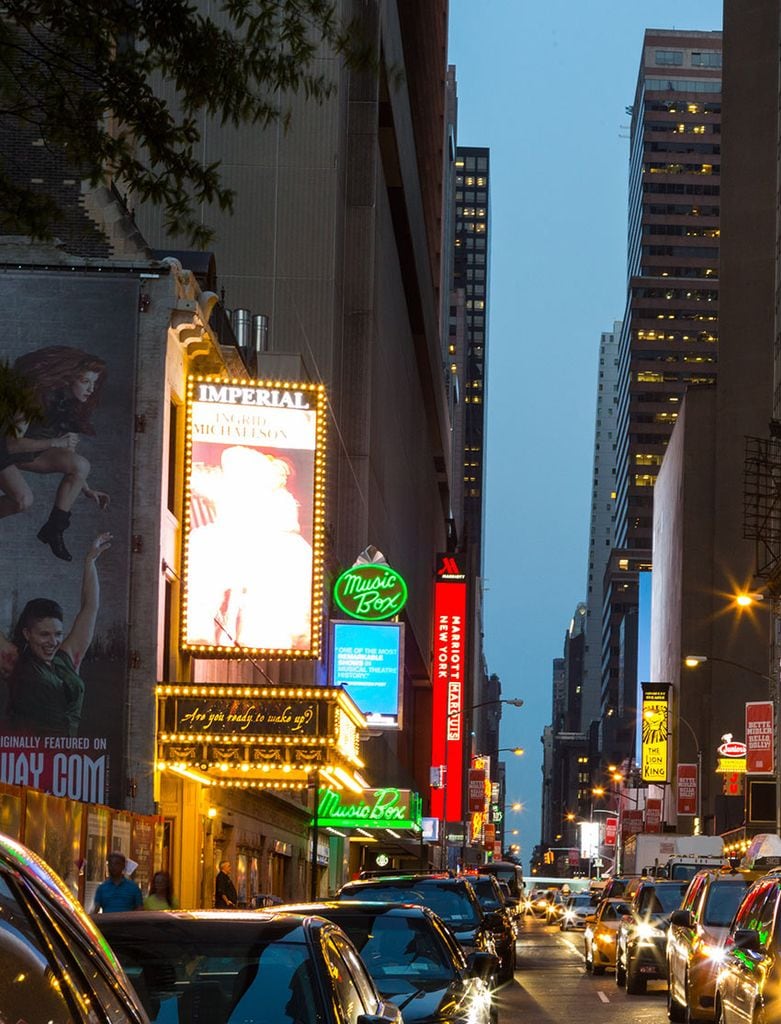 Musicales en las calles de Broadway