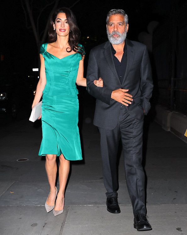 George y Amal Clooney 