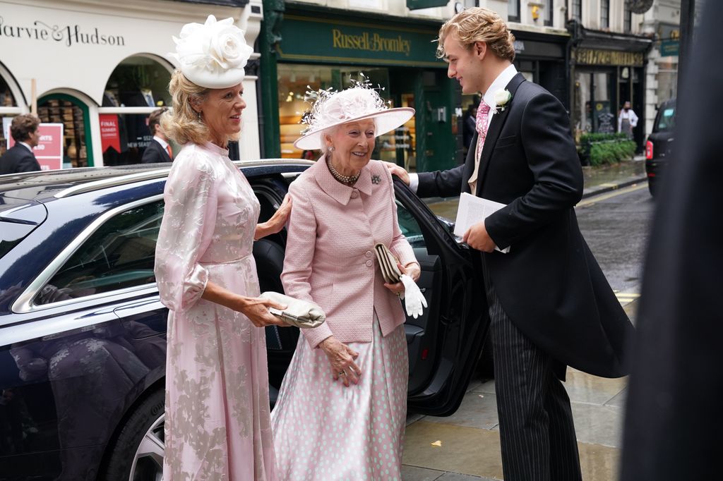 Princess Alexandra of Kent with her grandson Alexander Ogilvy