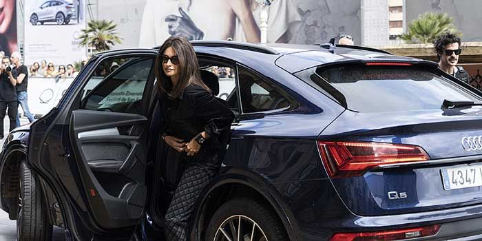 Penélope Cruz llegando a San Sebastián 