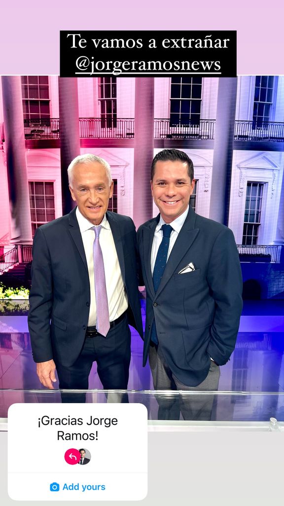 Luis Carlos Velez y Jorge Ramos