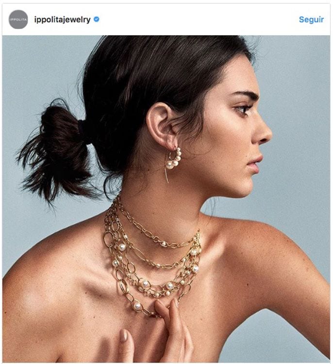 Kendall Jenner joyas minimalistas