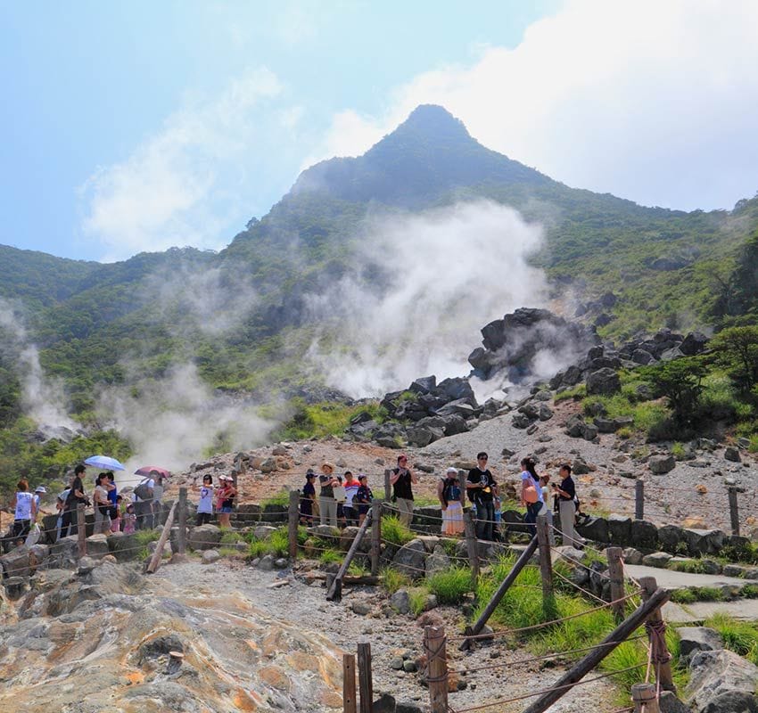 Owakudani, el Gran Valle Ardiente, Japón