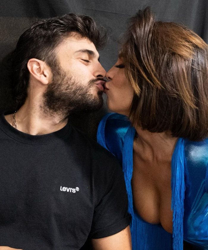 Lorena Castell con su novio Rubén