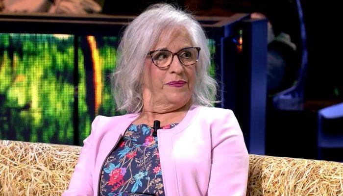 Teresa Viera en el plató de 'Pesadilla en el paraíso'