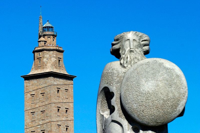 Torre de Hercules a Coruna Galicia