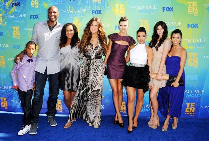 En agosto de 2011, Lamar Odom acudió con sus dos hijos -Destiny y Lamar Jr.- a una entrega de premios junto a las hermanas Kardashian, Khloé, Kim y Kourtney, y Kendall y Kylie Jenner
