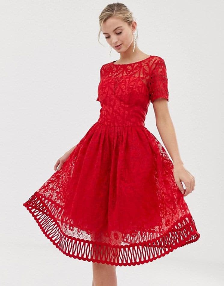 red dress asos