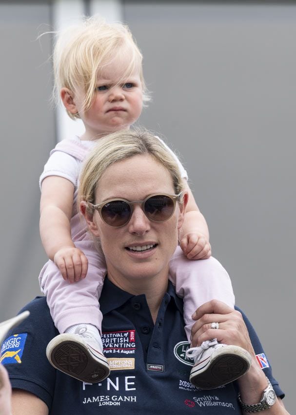 Zara Tindall y su hija Lena