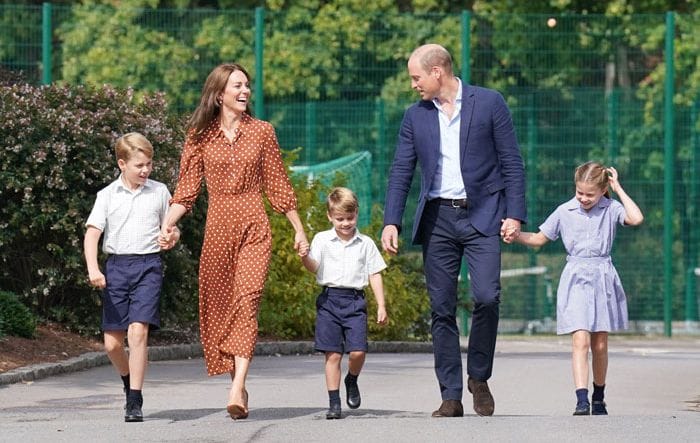 Los duques de Cambridge y sus hijos en la vuelta al cole