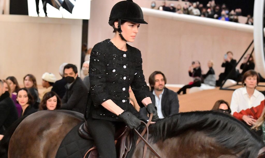 Princess Caroline\'s eldest daughter is a skilled horsewoman