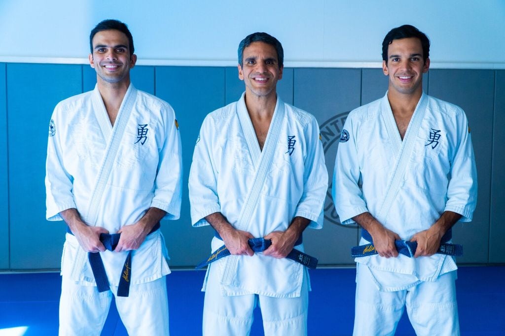 Joaquim Valente y sus hermanos Pedro y Gui poseen un estudio de defensa personal especializado en jiu-jitsu ubicado en Miami.