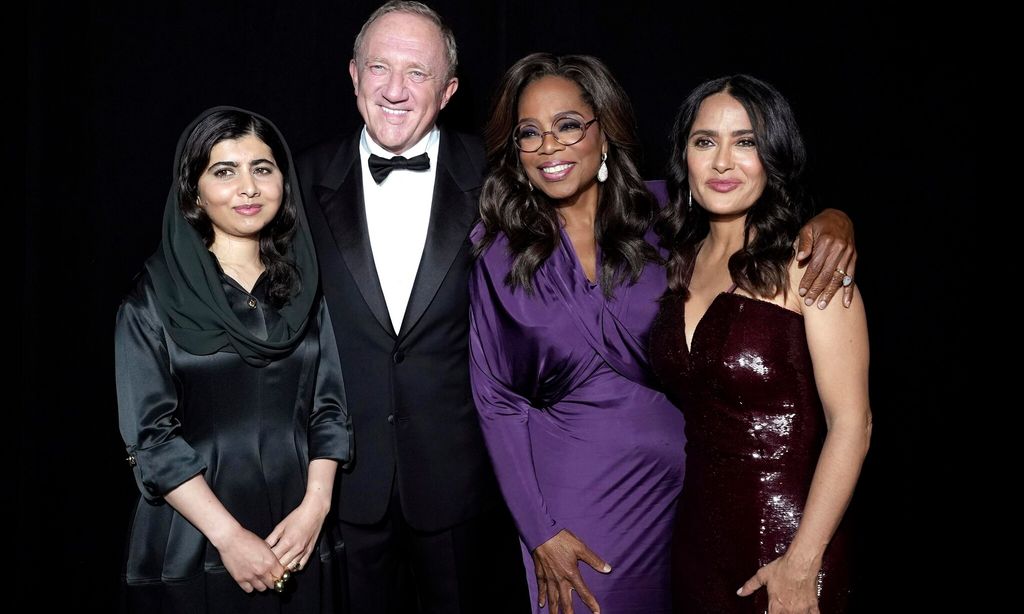 Malala Yousafzai, FranÃ§ois-Henri Pinault, Oprah Winfrey, and Salma Hayek