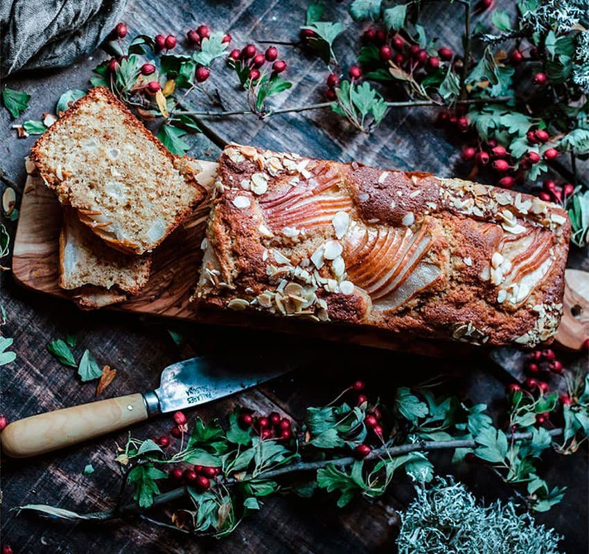 receta bizcocho almendras navidad