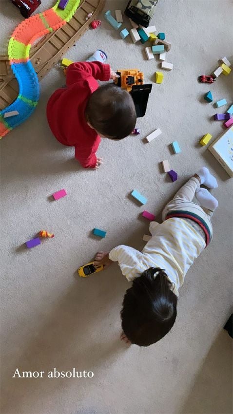 Miguel y Mateo, los hijos de Ana Boyer y Fernando Verdasco