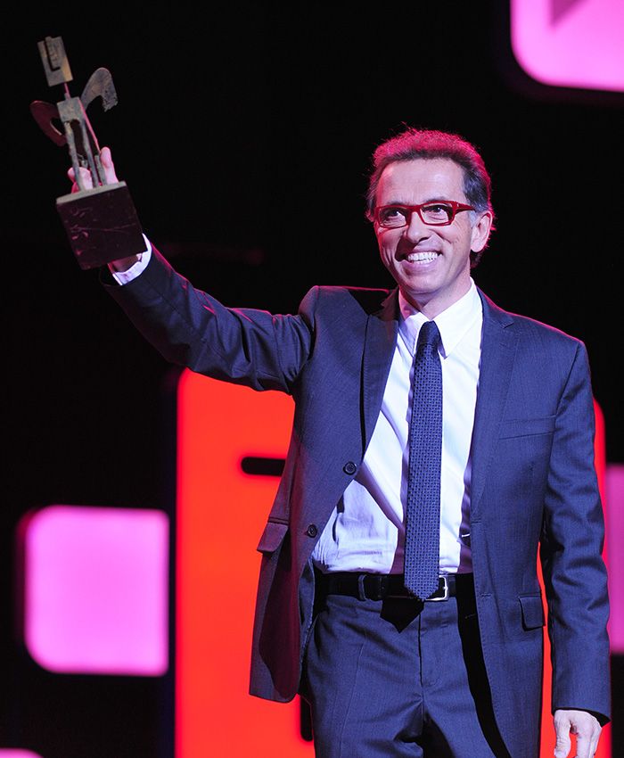 Jordi Hurtado con un premio Ondas 