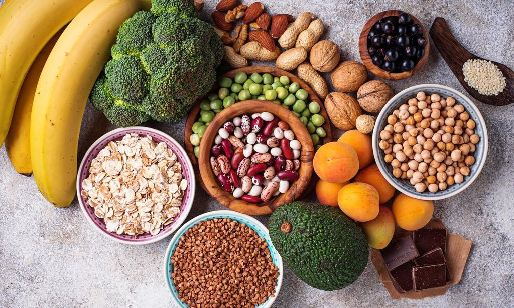 Granos, cereales, frutas y vegetales para la longevidad