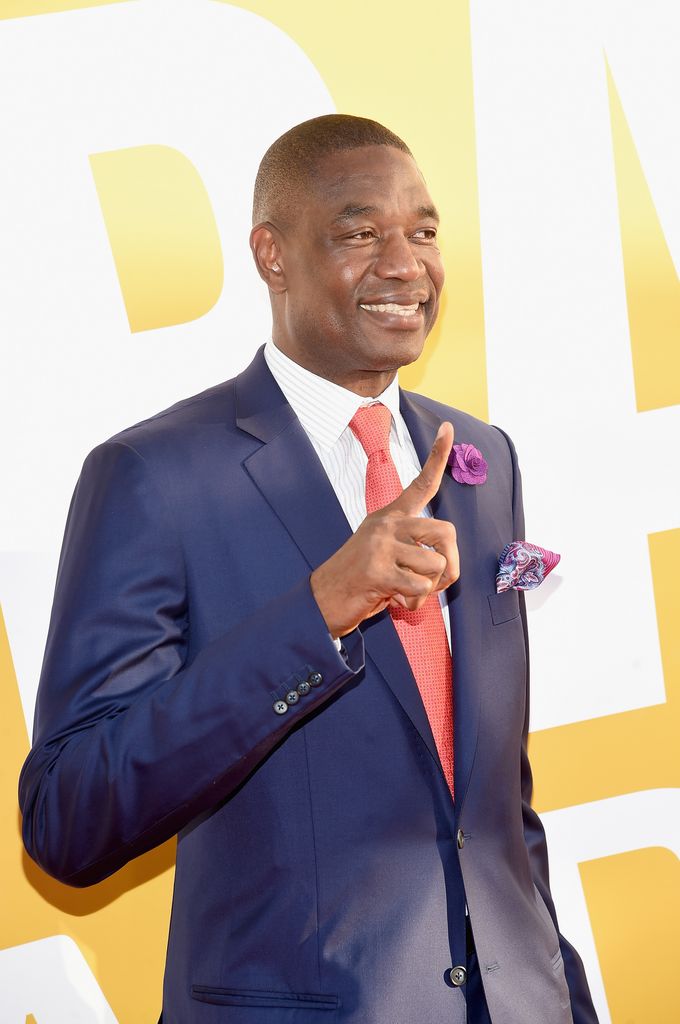 El jugador de la NBA Dikembe Mutombo