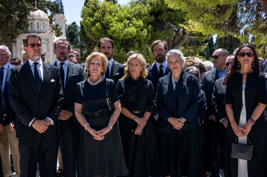 Funeral de Miguel de Grecia el 1 de agosto de 2024 en Atenas