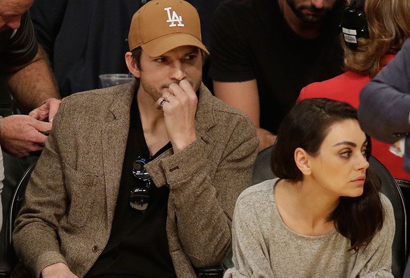 Asthon Kutcher y Mila Kunis