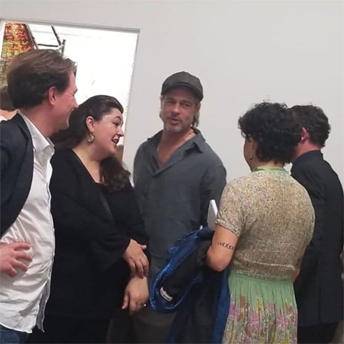 Brad Pitt y Alia Shawkat 