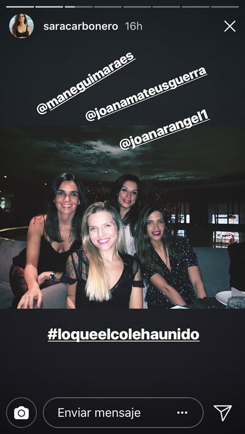 Sara Carbonero, de cena con sus amigas de Oporto