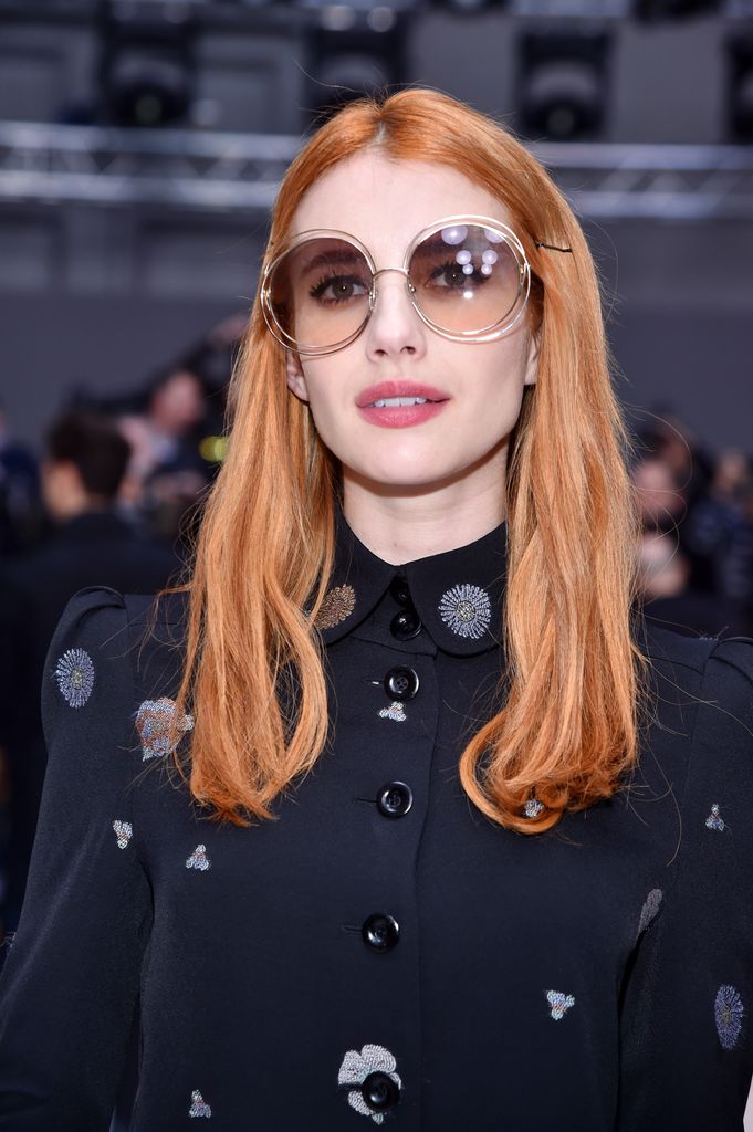 Emma Roberts attends the Chloe show as part of the Paris Fashion Week Womenswear Fall/Winter 2017/2018 on March 2, 2017 in Paris, France.  (Photo by Pascal Le Segretain/Getty Images)