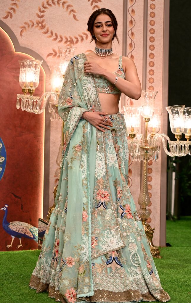  Ananya Panday en la boda Ambani