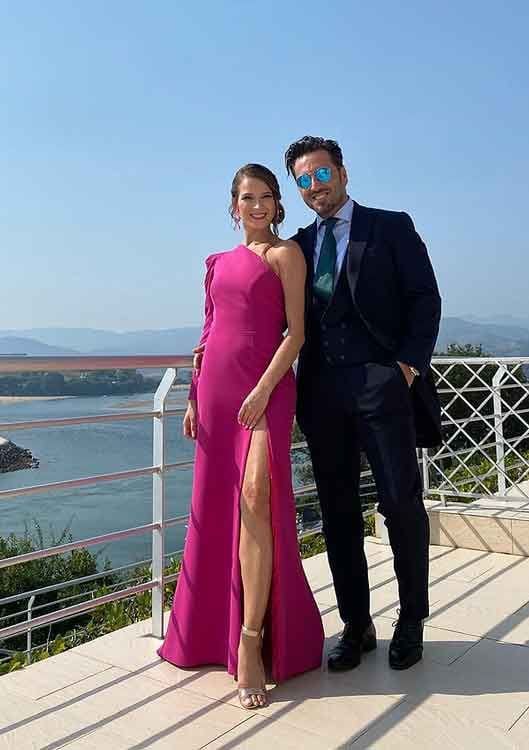 David Bustamante y Yana Olina de boda 