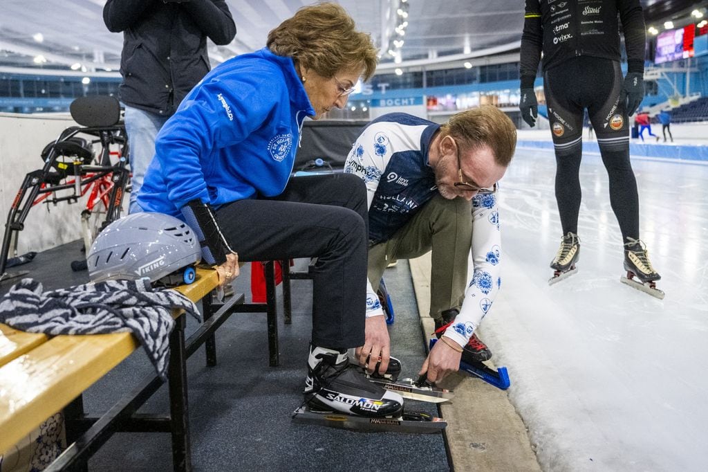 La princesa Margarita de los Países Bajos ha sufrido una caída mientras patinaba sobre hielo en Heerenveen, Países Bajos