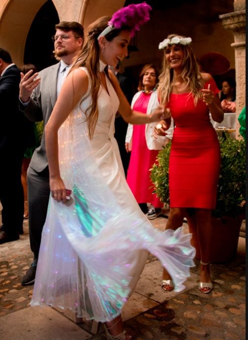 Segundo vestido de novia de Lucia Pombo