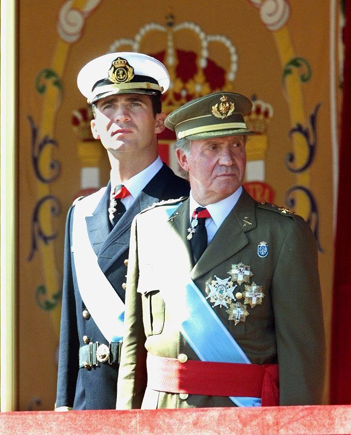 Felipe VI y don Juan Carlos