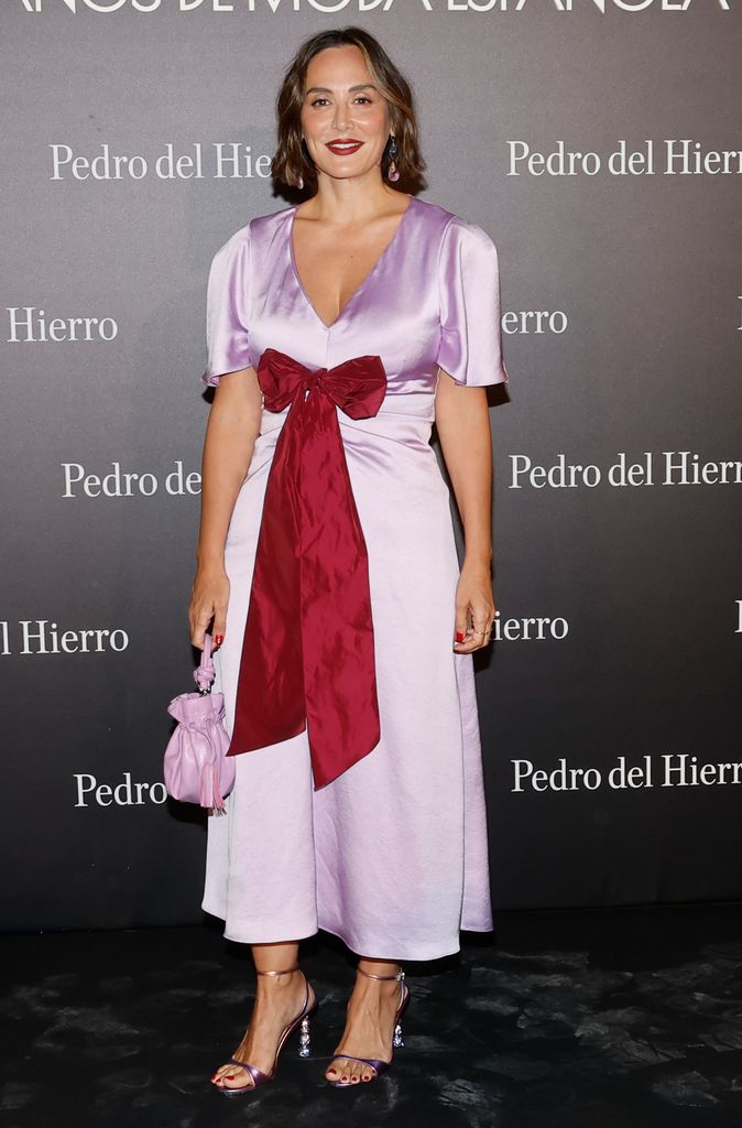 Tamara Falcó en el photocall del 50 aniversario de Pedro del Hierro en Madrid el martes 10 de septiembre de 2024.