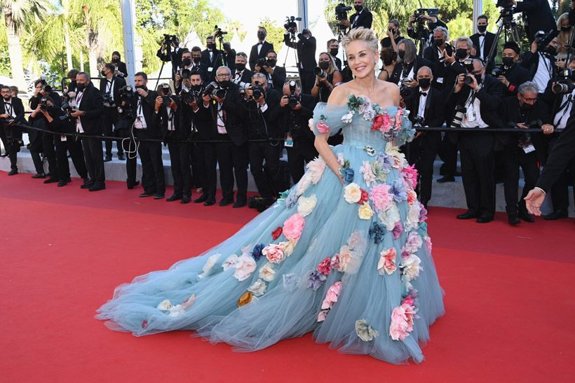 sharon stone cannes