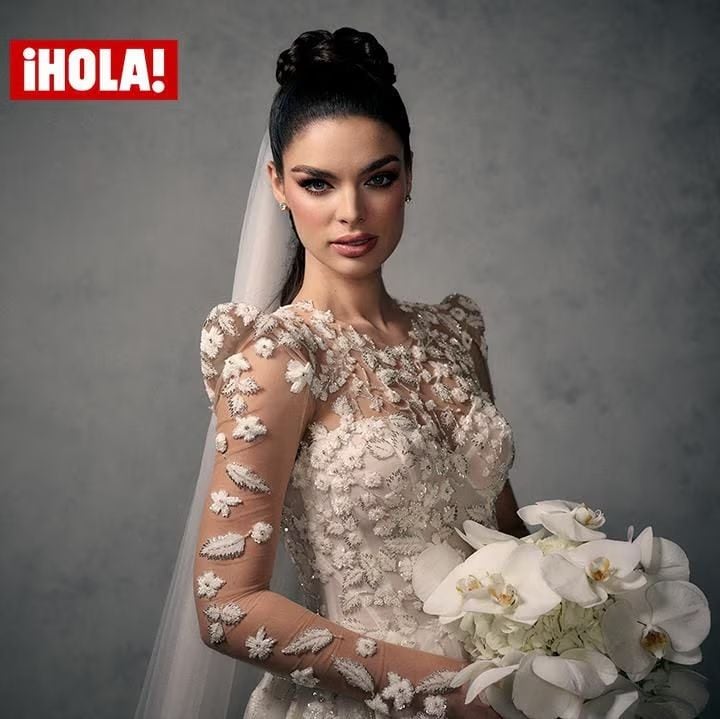 Nadia Ferreira el día de su boda con Marc Anthony 