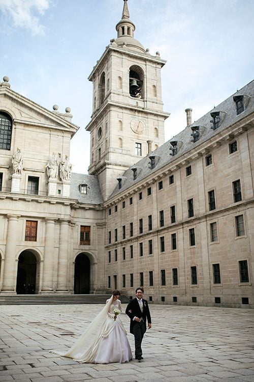 Una boda de otoño en el Real Monasterio de San Lorenzo de El Escorial