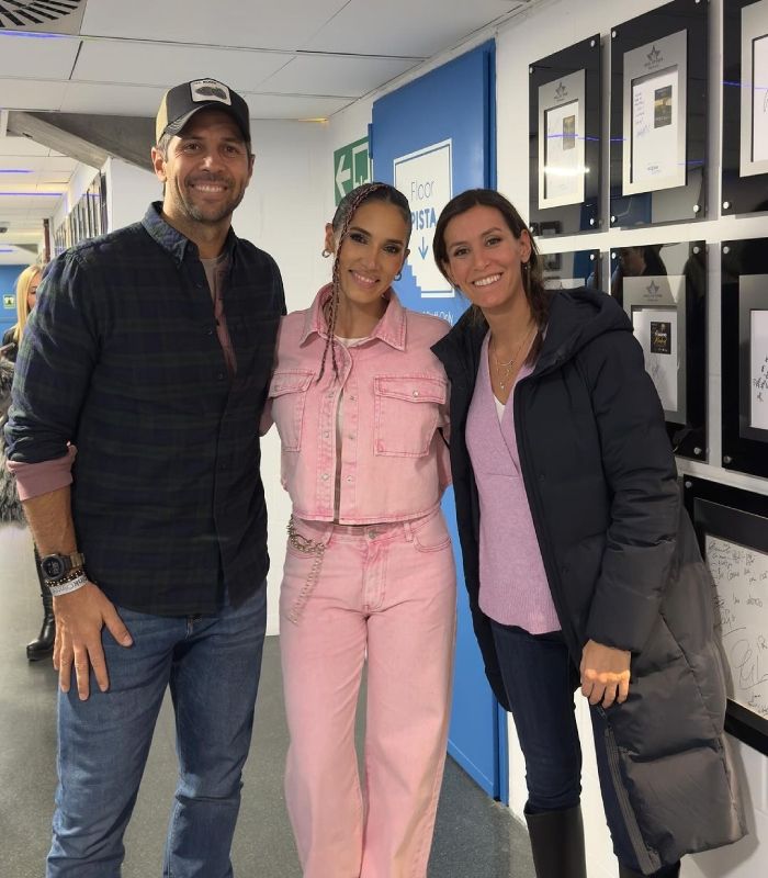 Fernando Verdasco y Ana Boyer junto a India Martínez