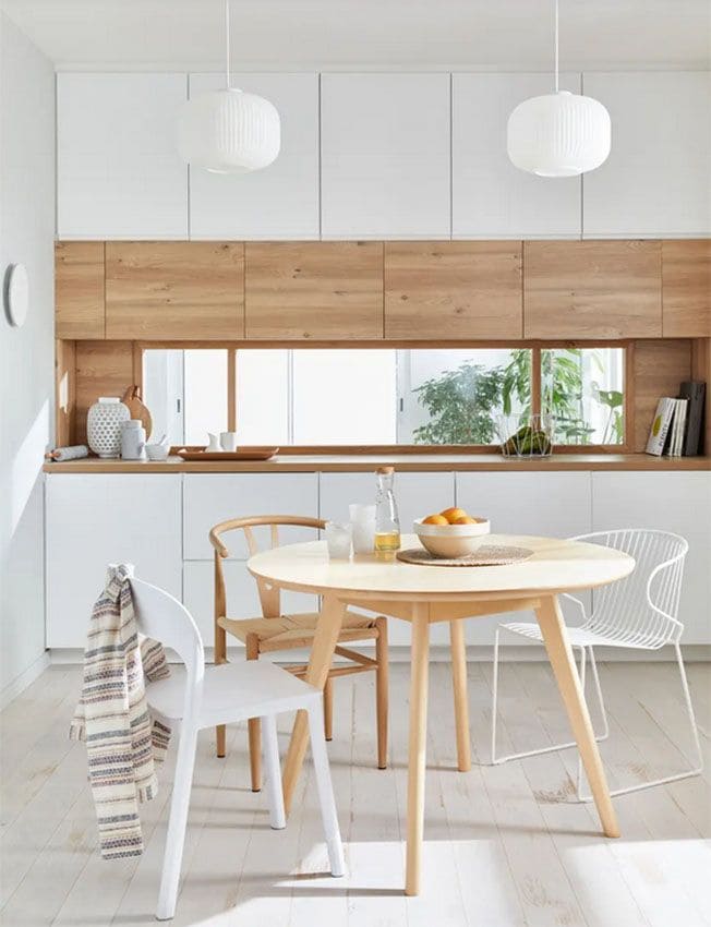 cocina blanco madera 1