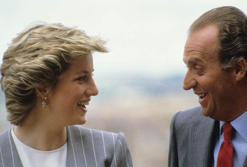 Rey Juan Carlos y Diana de Gales
