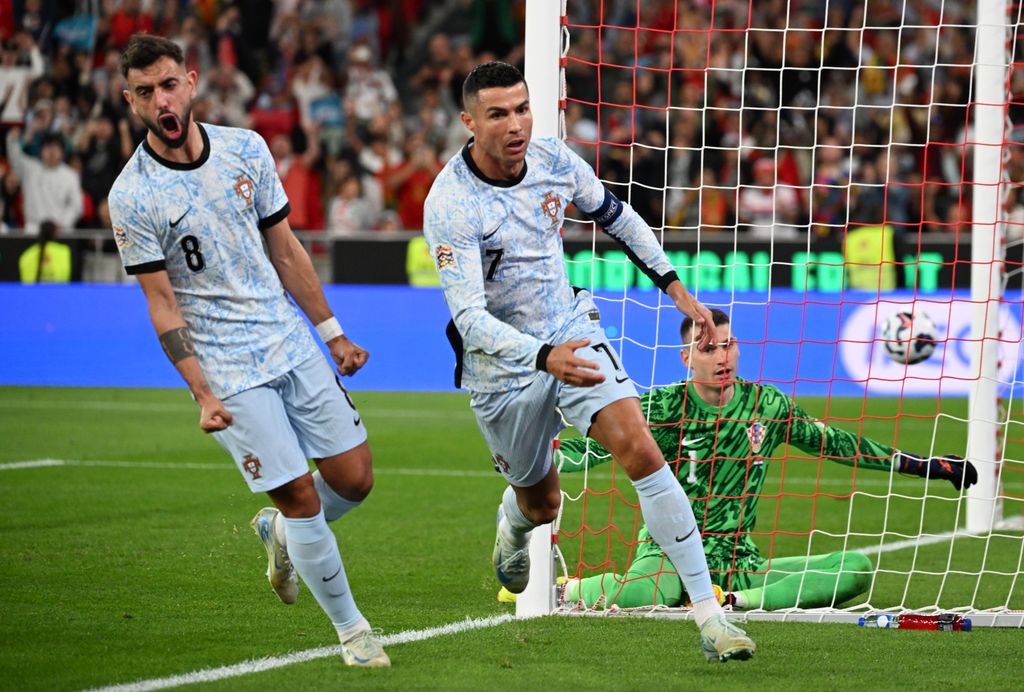 Cristiano Ronaldo anotó su gol 900 en el minuto 34 del encuentro contra Croacia.