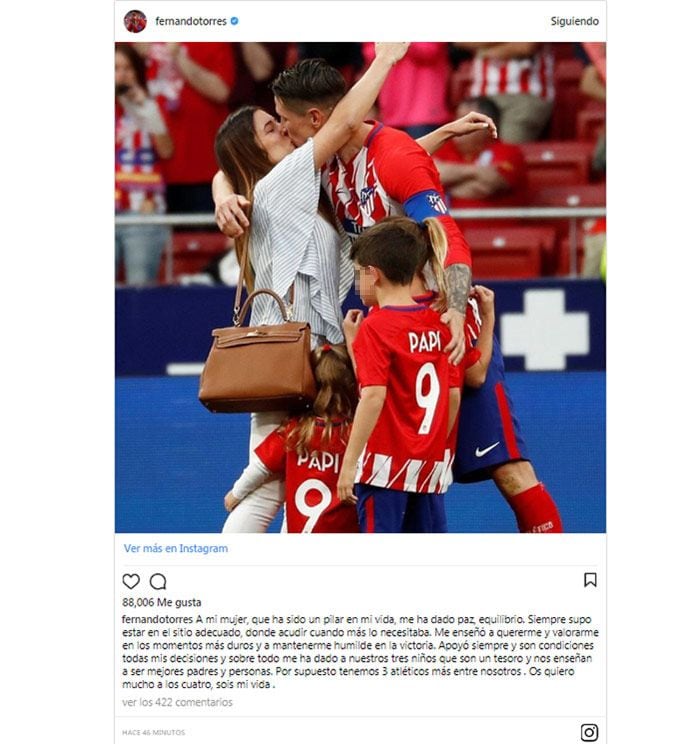 Despedida del Atlético de Madrid de Fernando Torres