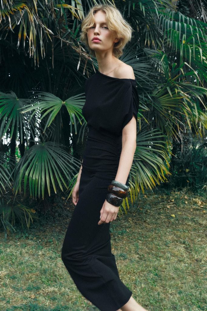 Zara vestido negro