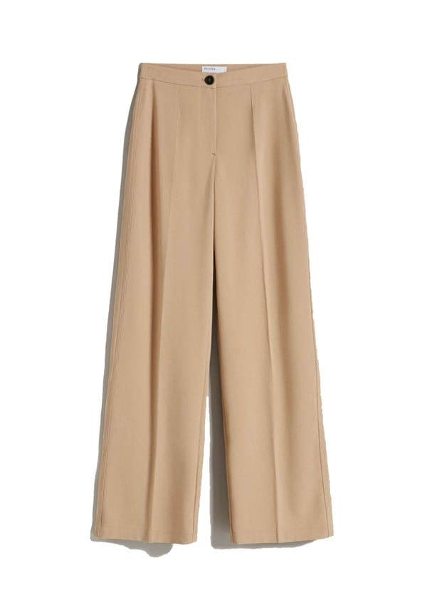 pantalones camel bershka