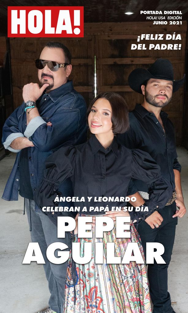 Pepe Aguilar y sus hijos