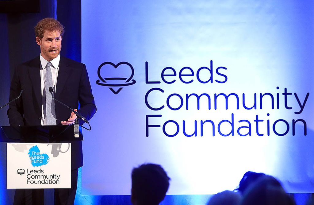 Príncipe Harry en Leeds Community Foundation