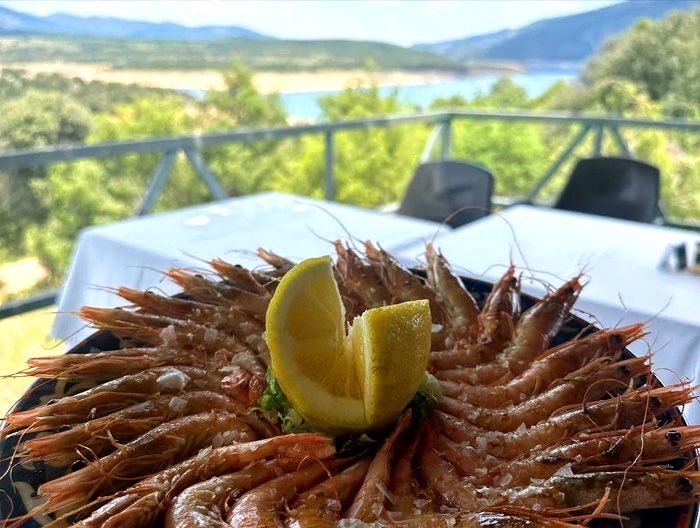 Almuerzo con vistas al pantano