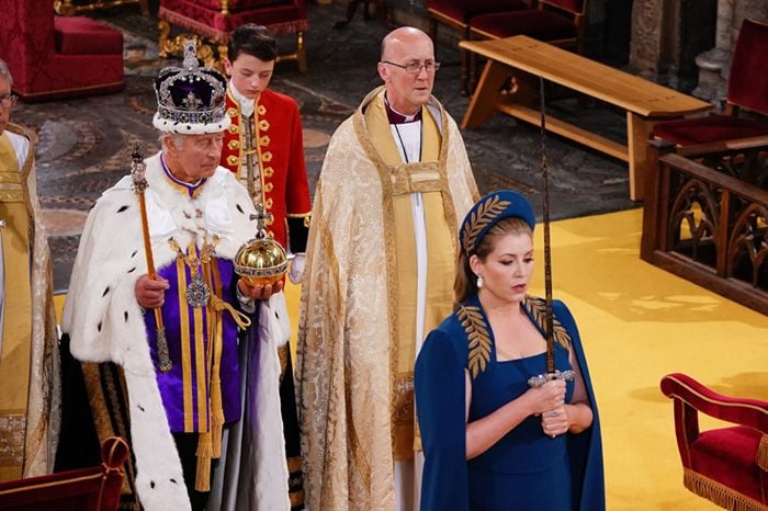 Penny Mordaunt en la coronación de Carlos III