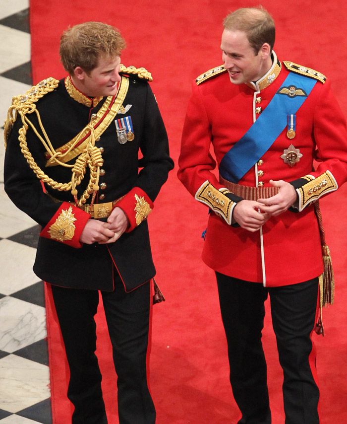 Guillermo y Harry de Inglaterra 