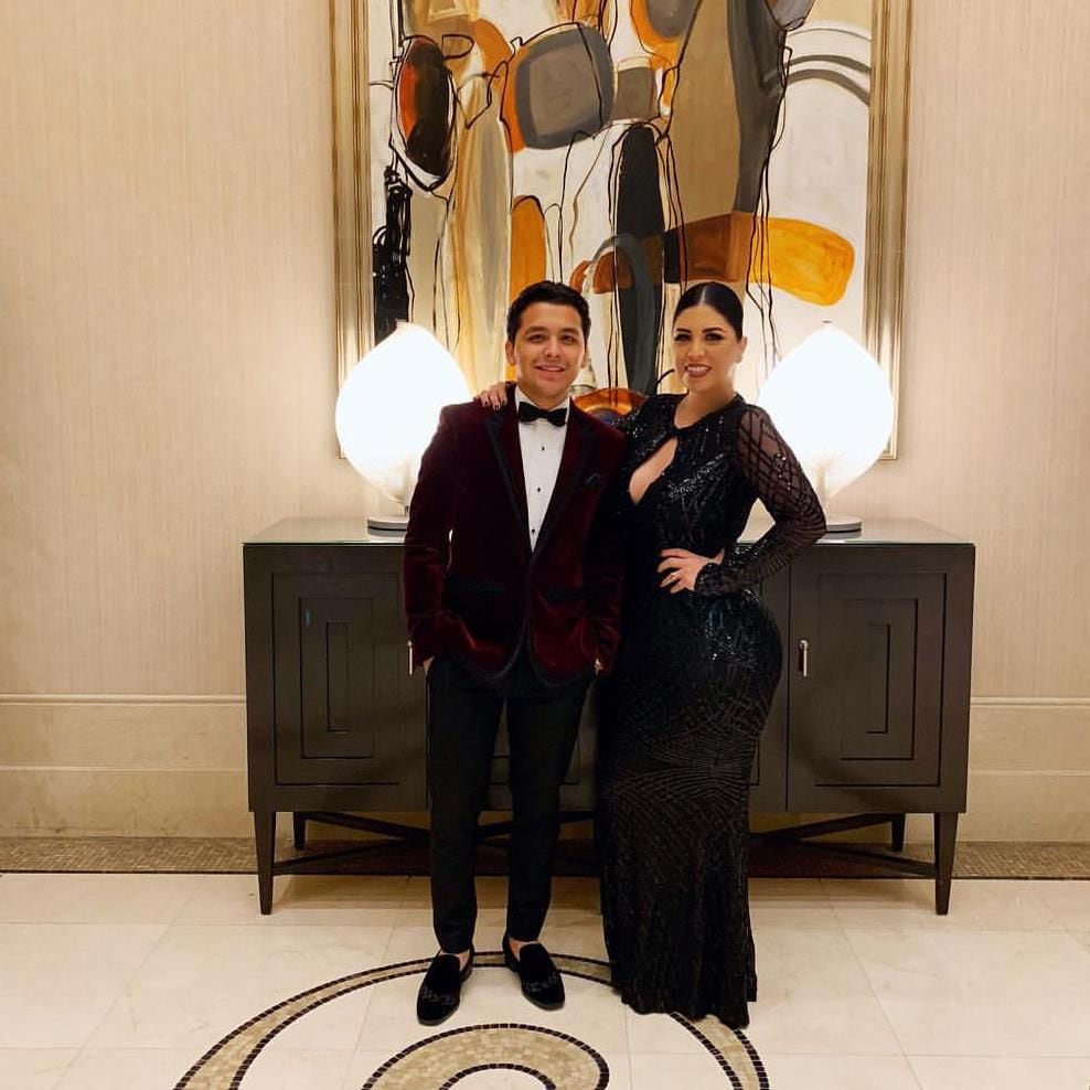 Christian Nodal y su mamá